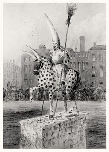 La estatua en Leicester Square, la mañana del miércoles 17 de octubre de 1866 de Ernest Henry Griset
