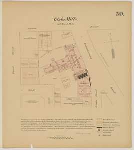 Girard Ave, Germantown Rd, 3rd St y Canal Street, Hexamer General Surveys, 1867 de Ernest Hexamer