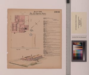 Molino Record, Elkton, Maryland, Encuestas Generales de Hexamer, 1884 de Ernest Hexamer