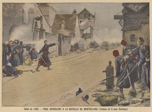 Paul Deroulede en la Batalla de Montbeliard
