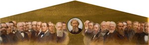 George Dawson y sus amigos, 1879 de Ernest Lancaster Thompson