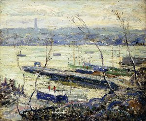 En el Hudson de Ernest Lawson