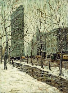 El edificio Flatiron de Ernest Lawson