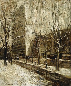 El edificio Flatiron, Nueva York de Ernest Lawson