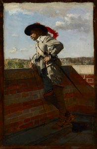 En una terraza, 1867