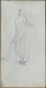 Estudio de desnudo masculino de Jean Louis Ernest Meissonier