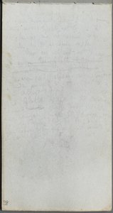 Cuaderno de bocetos, página 89: Notas de Ernest Meissonier