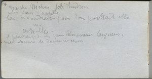 Cuaderno de bocetos, página 95: Notas de Jean Louis Ernest Meissonier