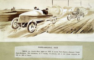 La carrera París-Madrid de Ernest Montaut