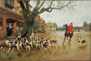 Un zorro en apuros de Ernest Pile Bucknall