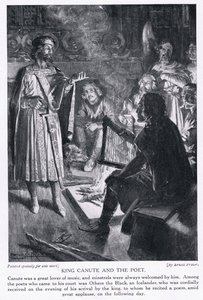 El rey Canuto y el poeta, años 1920 de Ernest Prater