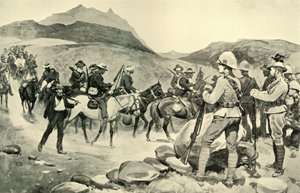 La rendición de la fuerza de Prinsloo en el río Caledon de Ernest Prater