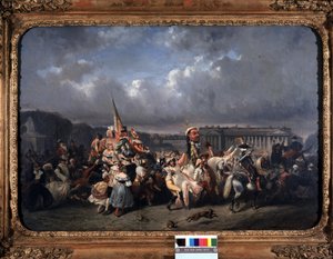 El Carnaval, Place de la Concorde - por Seigneurgens, Museo Carnavalet de Ernest Seigneurgens