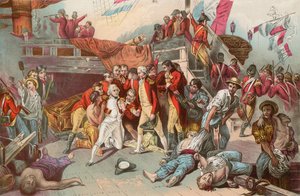La Última Batalla de Nelson de Ernest Slingeneyer