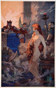 Ishtar en el Hades, 1915