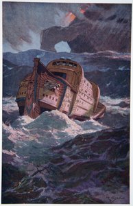 El Diluvio Babilónico, 1915 de Ernest Wellcousins