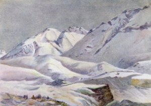 Sierra Navarro, desde el Hotel Puente del Inca