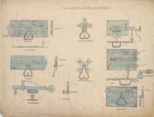 Diseños para Cerraduras y Pestillos de Hierro, c.1905-15