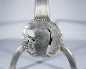 Andirón que representa una ardilla, c.1905-10 (detalle)
