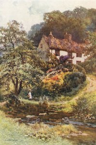 Forge Valley (litografía en color) de Ernest William Haslehust