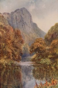 High Tor, Matlock (litografía en color)