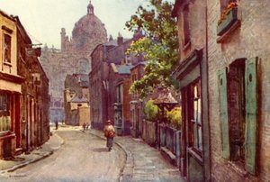 Lancelot Place, Knightsbridge (litografía en color)