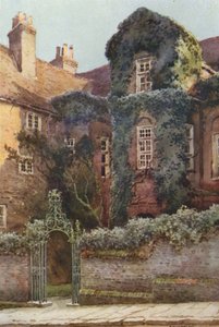 Restoration House, Rochester (litografía en color) de Ernest William Haslehust