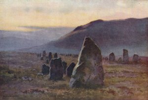 Stone Avenue, cerca de Merrivale (litografía en color) de Ernest William Haslehust