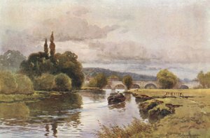 Wallingford (litografía en color) de Ernest William Haslehust