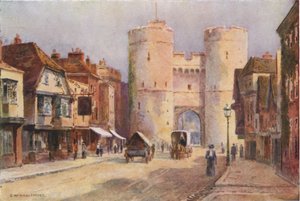 Westgate (litografía en color) de Ernest William Haslehust