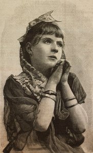 Chica, grabado de Ernesto Mancastroppa a partir de una foto de L Guidi, de L