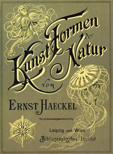 Portada de "Kunstformen der Natur" de Ernst Heackel