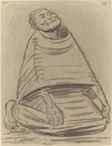 Hombre arrodillado, 1916