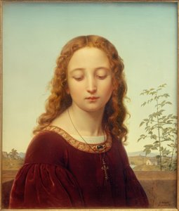E.Deger, Retrato de una joven