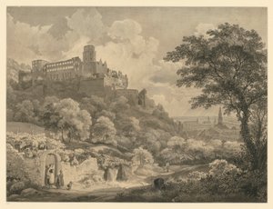 Heidelberg. Vista del castillo de Ernst Fries