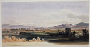 Campiña romana y los montes Albanos de Ernst Fries