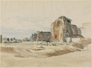 Templo de Venus y Roma en Roma de Ernst Fries