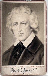 Retrato de Jacob Grimm de Ernst Hader