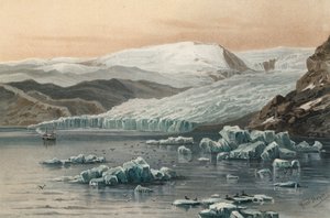 Glaciar Tyndall, noroeste de Groenlandia de Ernst Heyn