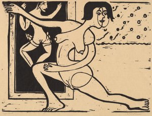 Bailarina practicando, 1934