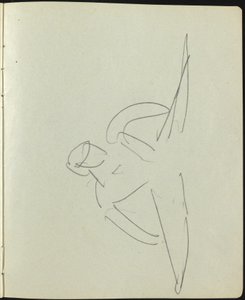 Bailarines y artistas Página de un cuaderno de bocetos, c. 1911 de Ernst Ludwig Kirchner