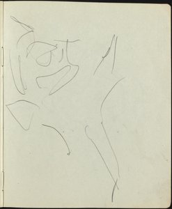 Bailarines y Actores Página de un Cuaderno de Bocetos, c. 1911 de Ernst Ludwig Kirchner