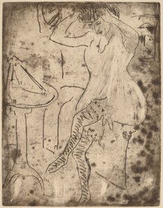 Dodo arreglándose el cabello, 1909