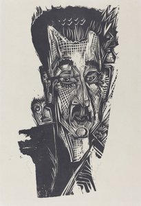 Dr. Ludwig Binswanger, 1917-1918 de Ernst Ludwig Kirchner