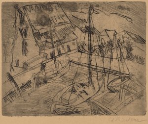 Puerto en Burgstaaken, 1913