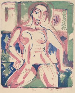 Mujer desnuda de Ernst Ludwig Kirchner