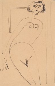 Desnudo de Ernst Ludwig Kirchner