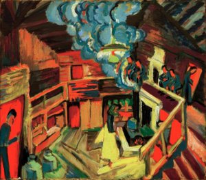 Vieja cabaña alpina de Ernst Ludwig Kirchner