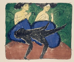 Chicas americanas de Ernst Ludwig Kirchner