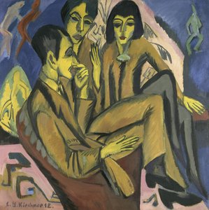 Grupo de artistas Conversación de los artistas, 1913